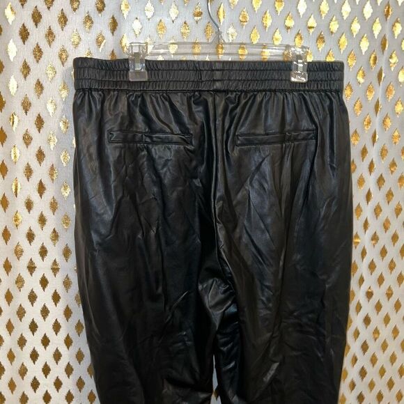 Express Leather joggers size L - Picture 4 of 5